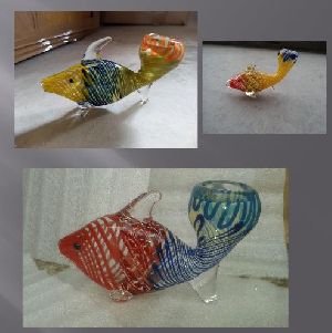 Glass Fish Smoking Pipes
