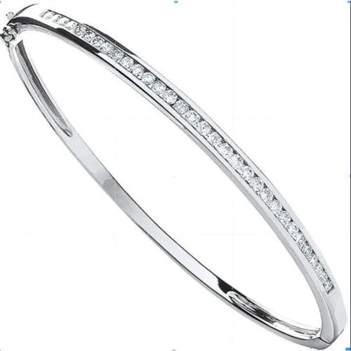 Bangle Bracelet 925 Sterling Silver