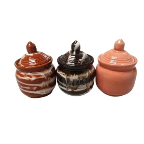 Ceramic Pickle Jar, Material : Terracotta