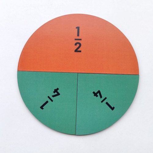 Fractional Maths Puzzle, Material : Wooden, Shape : Round