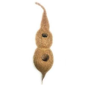 coconut shell bird house, material : coconut shell