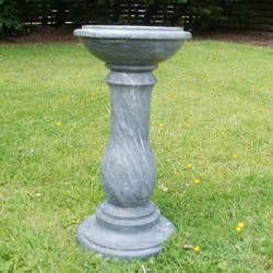 Marble Bird Bath, Surface finish : Polished