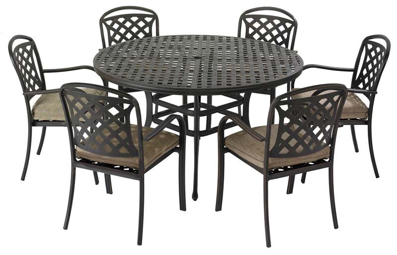 Metal Garden Table And Chair Set, Material : Metal