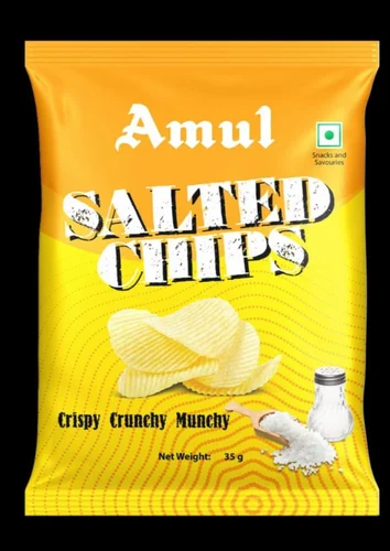 AMUL SIMPLY SALTED CHIPS 144x16 Gm