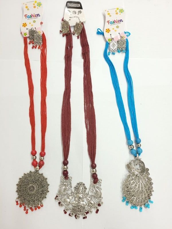 Designer Beaded Long Necklace, Style : Antique