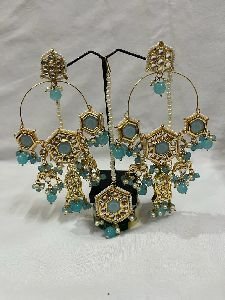 Earings snd Tika, Coating : Gold