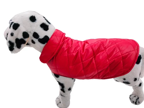 Red Polyester Dog Jacket