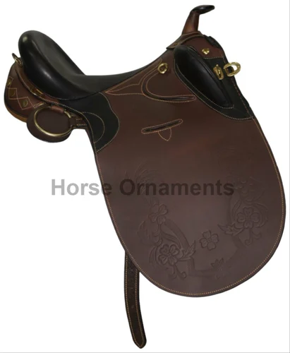 Get More PhotosView Similar Leather Brown Australian Stock Saddle