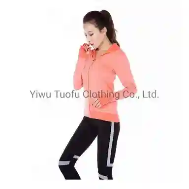 Ladies Front Open Track Jacket