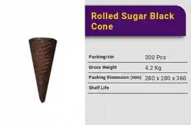 Black Ice Cream Cone