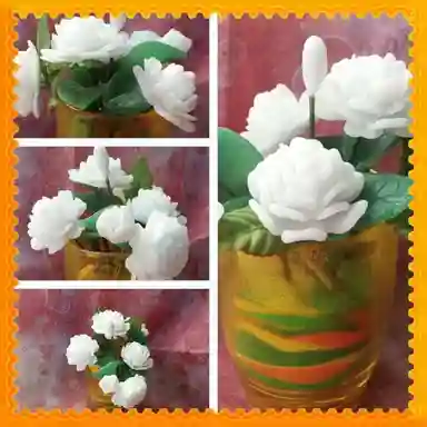 Jasmine Flowers Scented Candles
