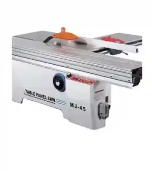 White Semi Automatic Length Sliding Table Saw Machine