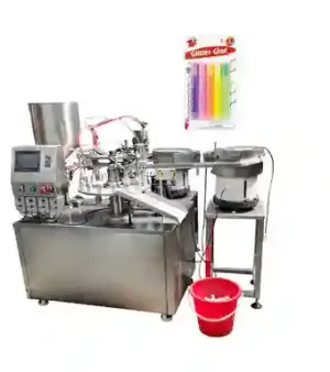 Glitter Glue Filling And Capping Machine