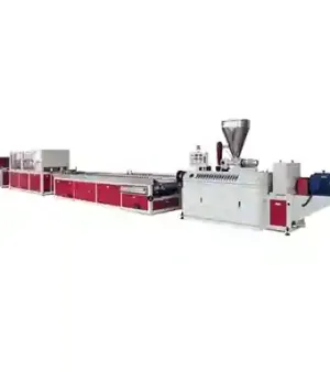White Pvc Cellular Foam Profile Extrusion Line