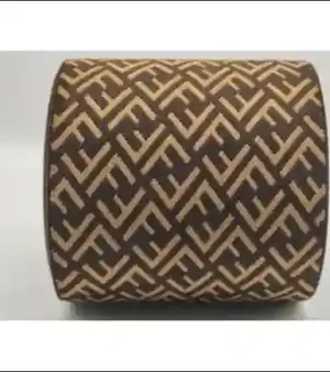 Brown Oem Jacquard Elastic Grs Recycled Nylon Polyester Cotton Jacquard Elastic Band