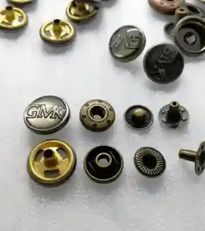 12.5mm Custom-made Logo Brass Snap Button
