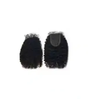 Bonding 100% Virgin Hair Kinky Curly Closure