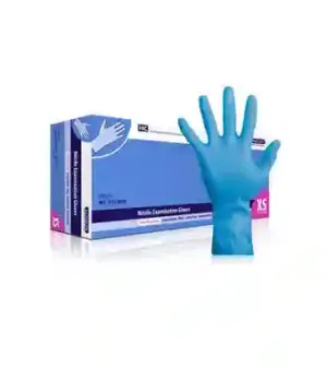 Blue/white/pink/purple/black Hospital Disposable Nitrile Examination Hand Gloves