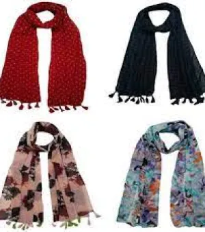 ladies designer printed stole