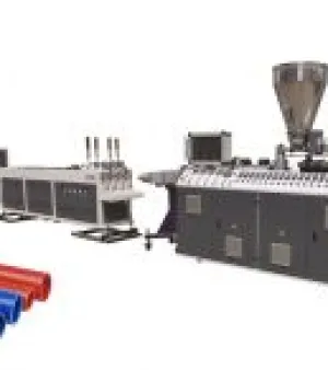 JYD-40 Four Cavity PVC Pipe Production Line For Water, Conduit Usage