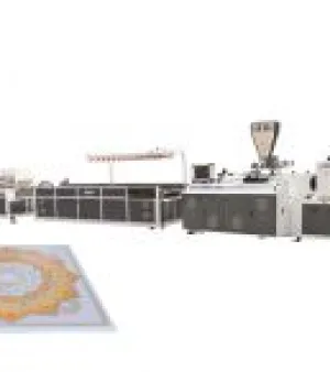 595mm*595mm PVC Ceiling Panel Extrusion Line