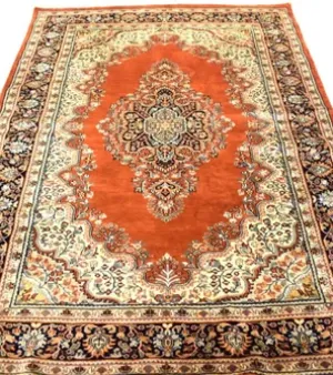 Canselute Hand Knotted Rug, Shape: rectangular