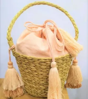Bamboo Round Basket, Style : Vintage