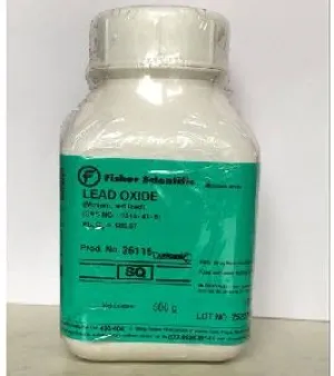 Lead Oxide, Form : Powder, Packaging Type : Bottle