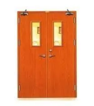 Wooden Fire Rated Door, Material : Fire Wood