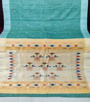 Cotton handloom handwork saree,  Season Wear : Summer