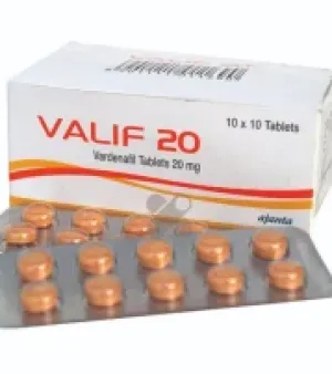 Valif 20 Mg Tablet, Packaging Type : Box