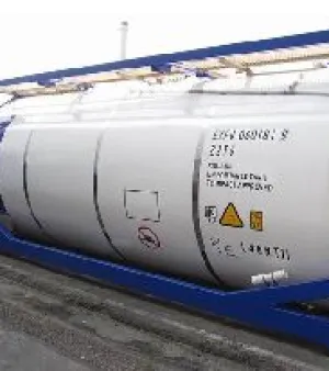White Stainless Steel Coated Portable Chemical Tank