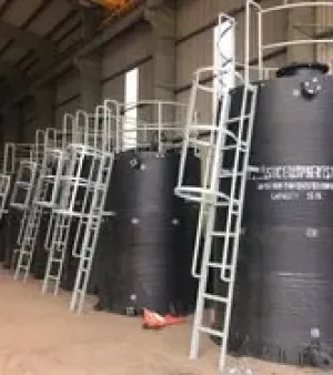 Black Spiral HDPE Storage Tanks, Shape : Single Tank Round Shape