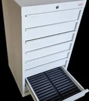HPLC Column Storage Cabinet, Material : Mild Steel