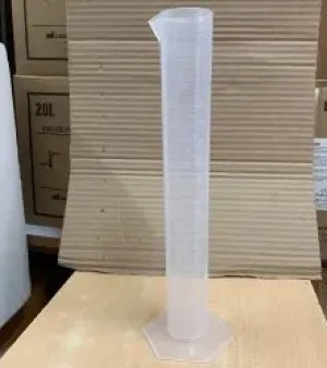 Plastic Measuring Cylinder, Material : Plastic