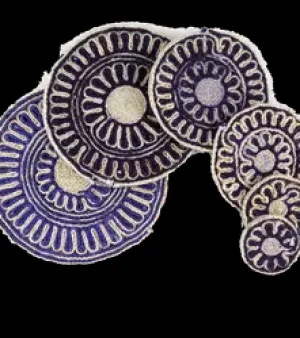 Jute Dining Coaster, Shape : Round