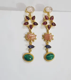 Multistone Earrings