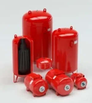 Hydropneumatic Pressure Tank, Color : Red