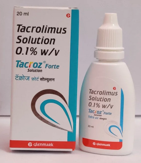 Tacrolimus Solution 0.1% W/v