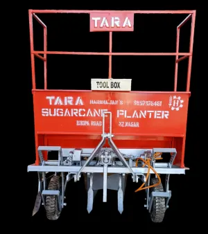 Paired Row Sugarcane cutter planter