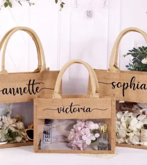 Pvc Window Jute Bag