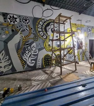 Restudent Street wall painting