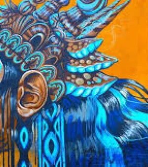 Street wall painting
