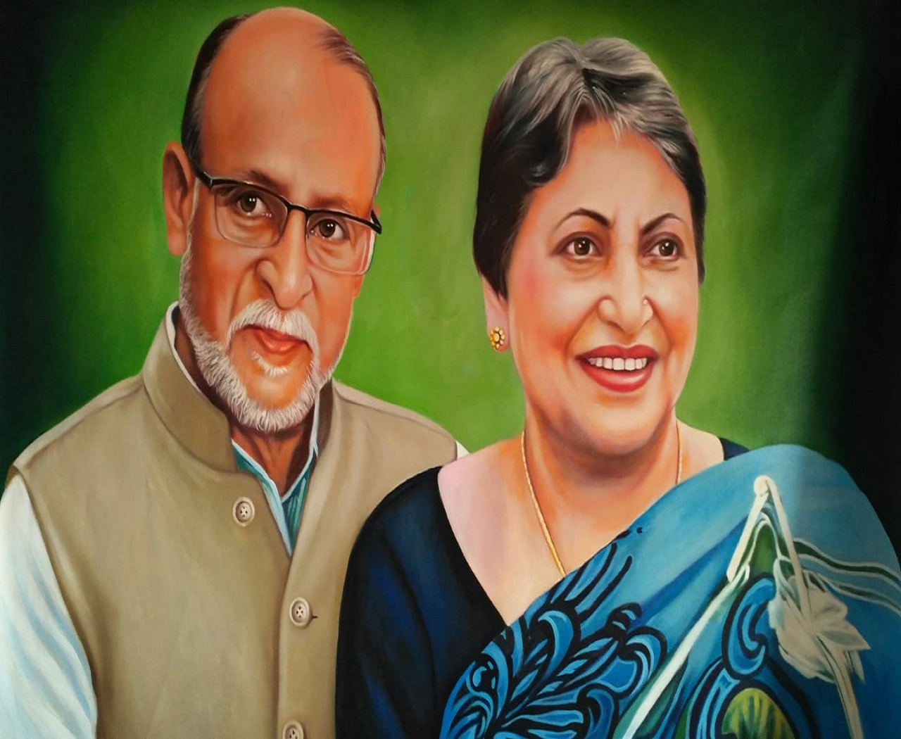 Oil portrait Painting