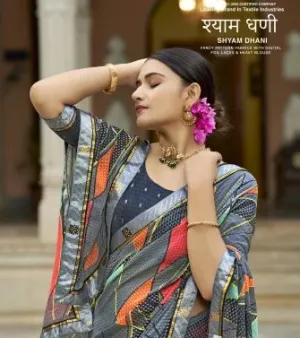 Printed Saree