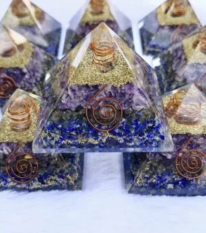 Multicolor Stone Pyramid