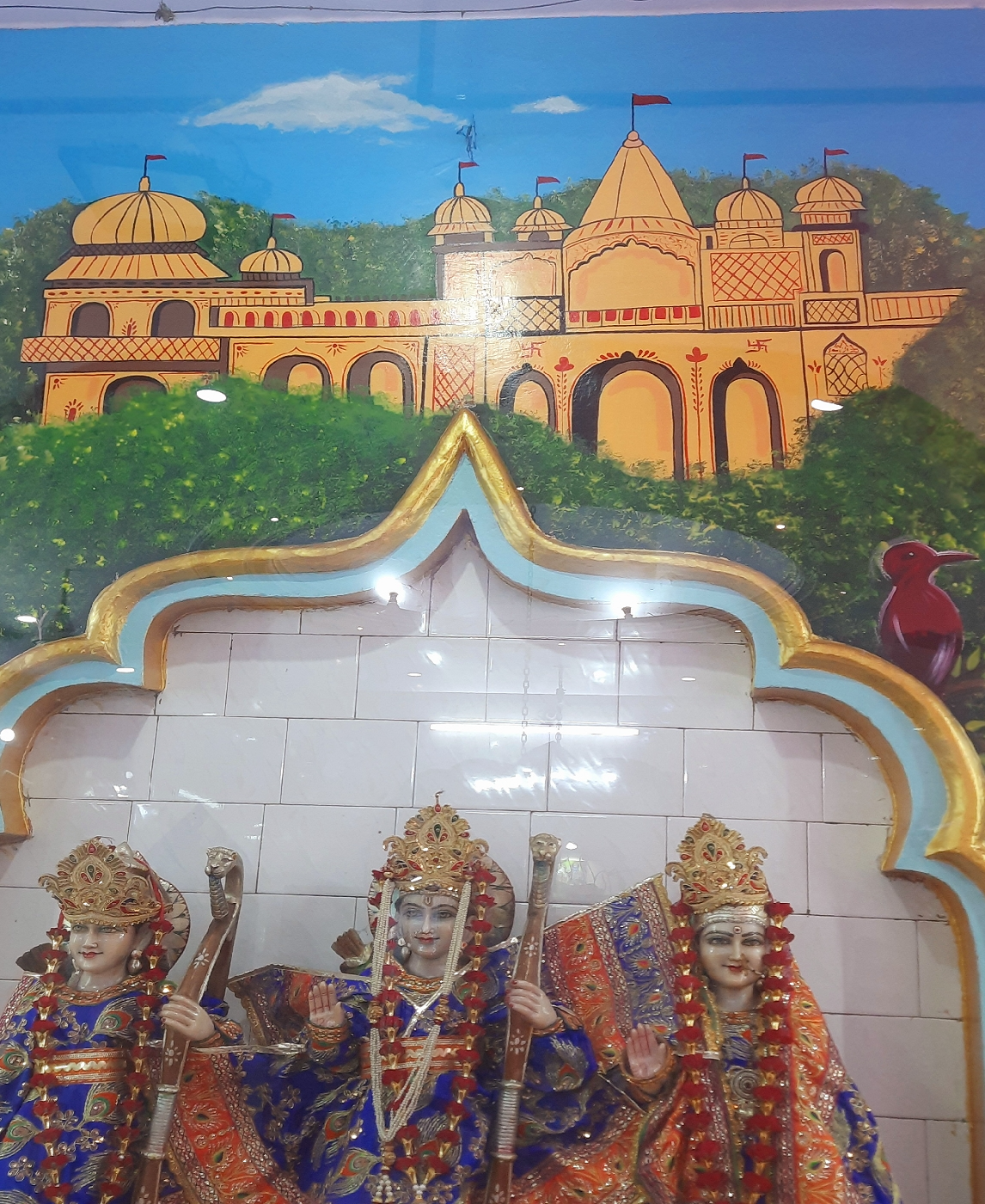 Temple Wall Art Paintings