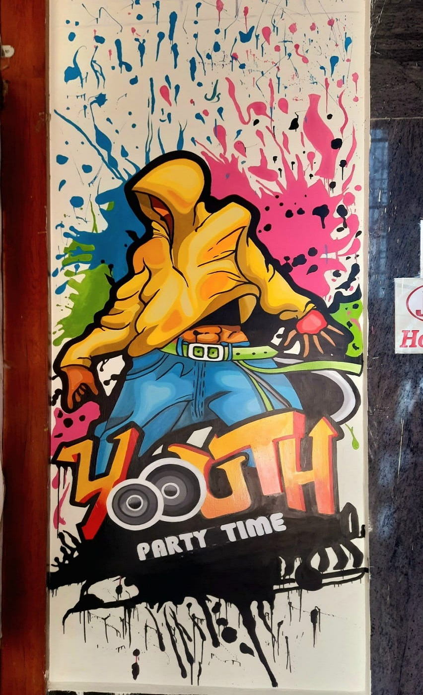 Dancing School graffiti Wall Art Paintings