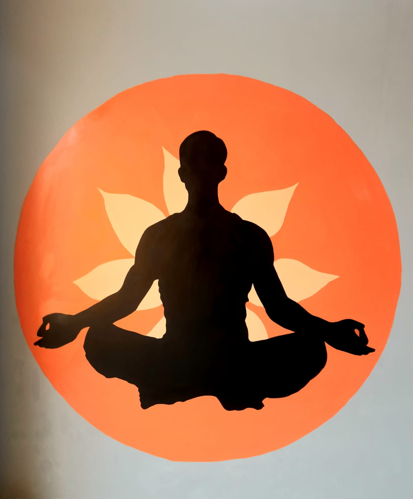 Yoga School Wall Art Painting