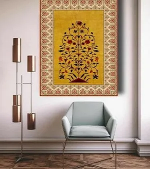 Traditional canvas painting